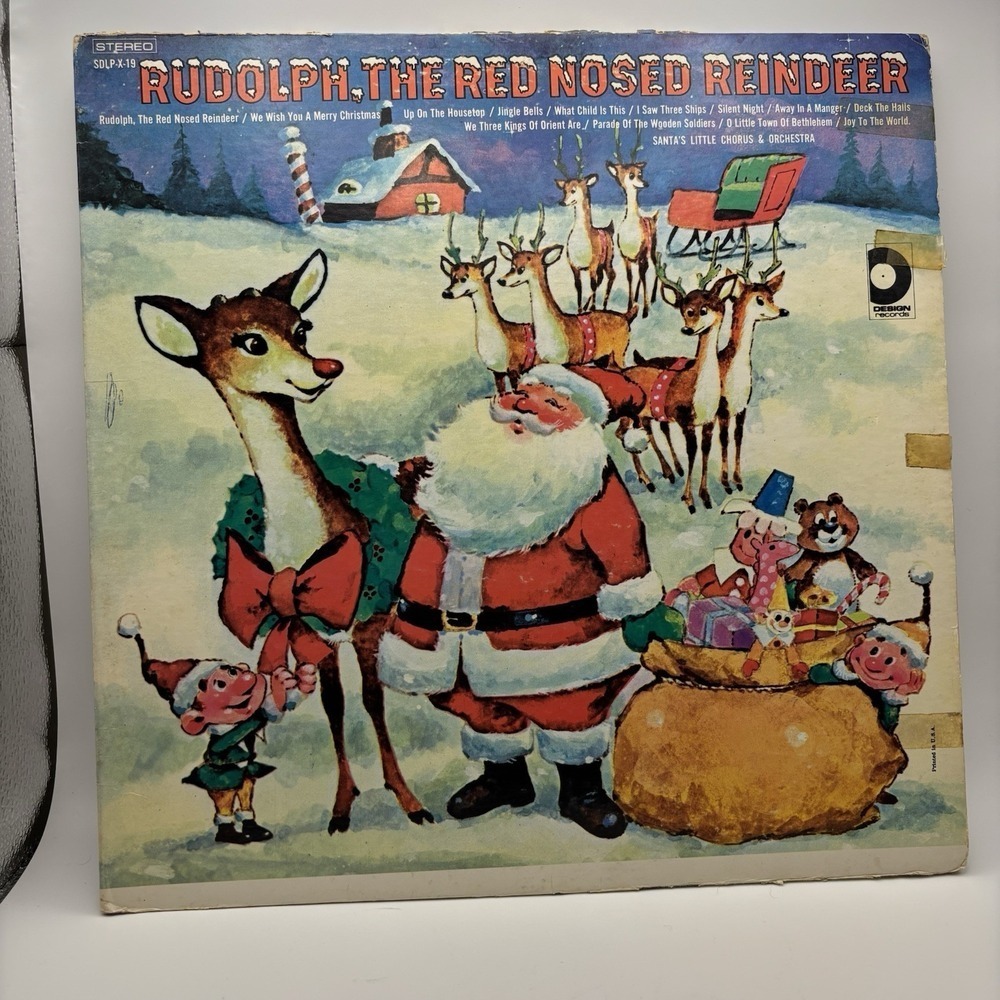 Santa's‎ Little Chorus & Orchestra – Rudolph, the Red Nosed Reindeer - Vinyl LP